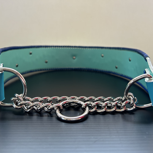 訳あり犬の本革ハーフチョークNo.19(大型犬) リード・首輪 Dear Dogs  