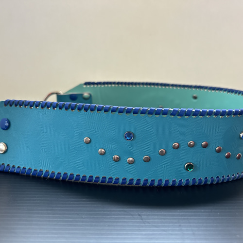 訳あり犬の本革ハーフチョークNo.19(大型犬) リード・首輪 Dear Dogs  