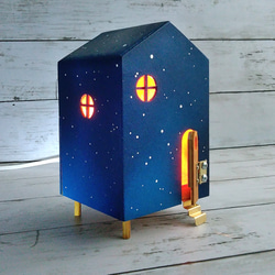 【オーダーメイド】　ハンドメイドランプ　星屑のランプ 星 スタンドライト・テーブルランプ のおすすめ人気通販｜Creema