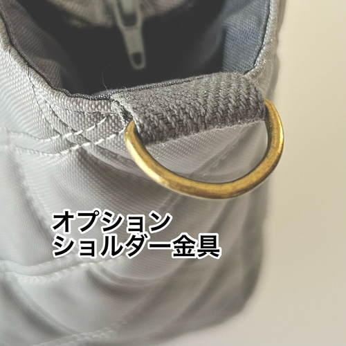 受注制作】ヌビバッグ アーモンドグレー イブルバッグ マザーズバッグ