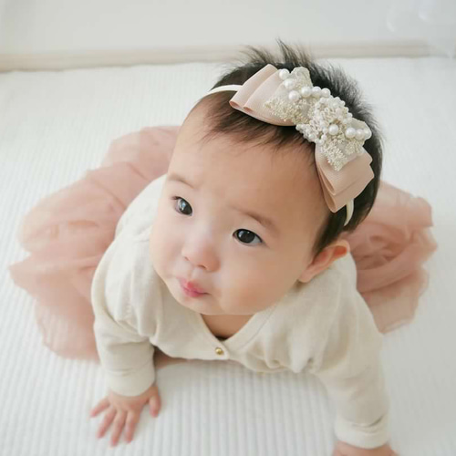 Parlribbon hairband ヘアバンド リボン リボンヘアバンド ベビー  