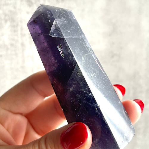 4.フローライト♡タワー♡フローライトタワー♡天然石♡クリスタル