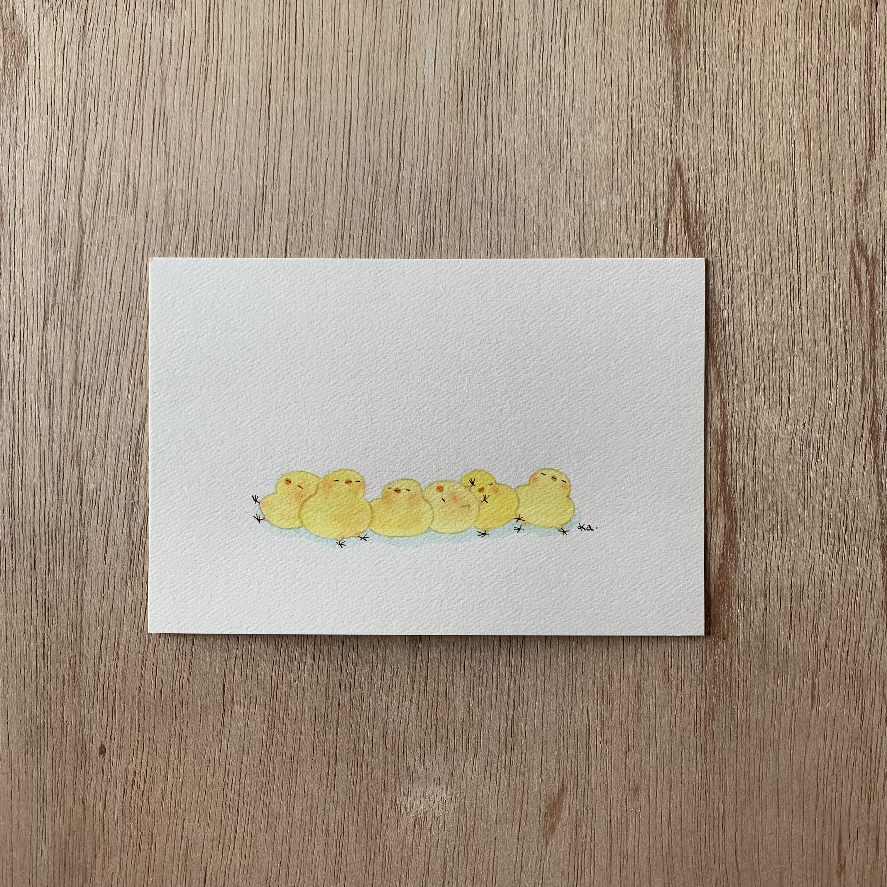 「小さなものたち」　原画　送料無料