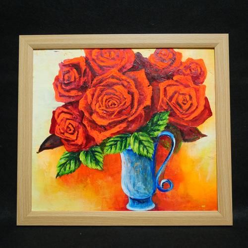 絵画「薔薇」 F8 油絵 絵画「薔薇」 F8 油絵