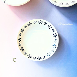 レトロな藍色和食器シリーズ★11種＊陶器＊お皿 6枚目の画像