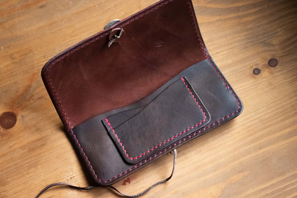 革財布　レザーウォレット　leather wallet 3枚目の画像