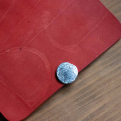 赤いお財布　レザーウォレット　leather wallet 7枚目の画像