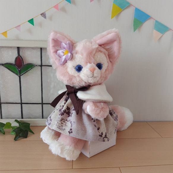 ☆訳あり☆リーナベル【ショルダーバッグ】コスチューム☆モーブ色の花 