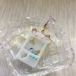 レジン♡シャカシャカストラップ♫ 1枚目の画像