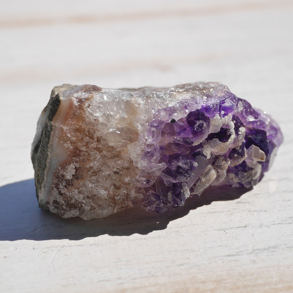 天然石アメジスト約33g約46mm(ウルグアイ産)クラスター現物☆紫水晶2月誕生石鉱物原石[uac-230817-01] 7枚目の画像