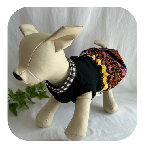 犬服　ハロウィン　バルーンワンピース 犬服ハロウィンバルーンワンピース