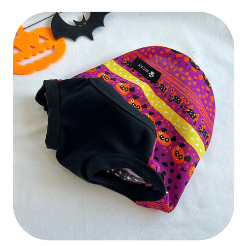 犬服　ハロウィン　バルーンワンピース ハロウィン☆バルーンワンピース【受注】犬服オーダー（SSS～LLL