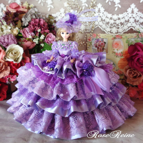 豪華ボリュームフリルドールドレス