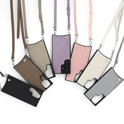 Galaxy S25 S24 S23 Ultra 本革 スマホショルダー ショルダーケース