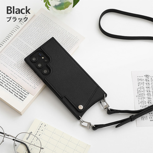 Galaxy S25 S24 S23 Ultra 本革 スマホショルダー ショルダーケース