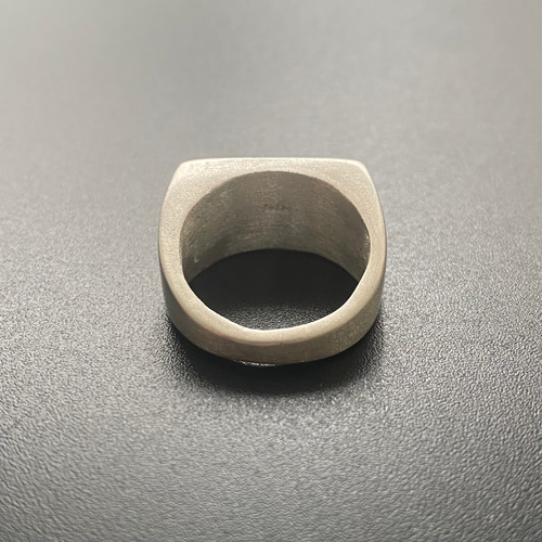 シルバー925製 シグネットリング 刻印あり 鋳金 ロストワックス製法