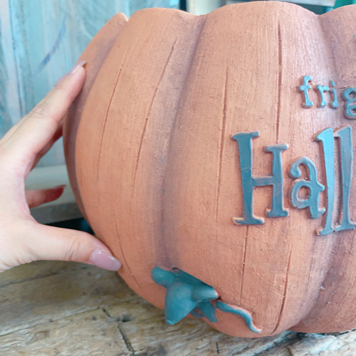 ミルキーさま20%OFF 陶器鉢 ハロウィン　コウモリ鉢　パンプキンとねずみさん ハロウィン　コウモリ鉢　パンプキンとねずみさん 陶器鉢 ミルキーさま20%OFF