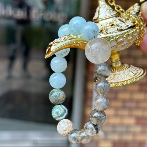 地球と調和する クリスタルグリッド「地球の声」 ブレスレット Zen