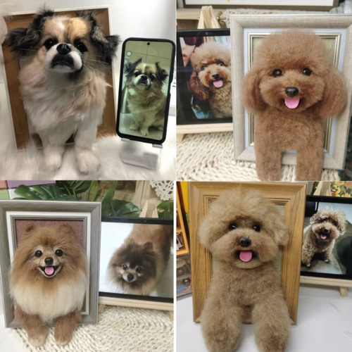オーダーメイド】うちの子 犬猫リアルタッチ羊毛フェルト