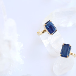 gemstone jewelry カイヤナイトのリング 5枚目の画像