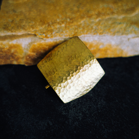 【Creema限定】 真鍮 ポニーフック  ヘアカフス  アンティークゴールド  ヘアーピアス　送料無料　PH002 6枚目の画像