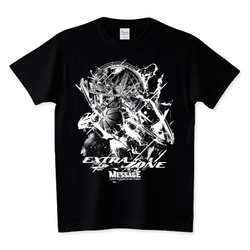 バスケットボール黒Tシャツ「EXTRA ZONE｣ 3枚目の画像