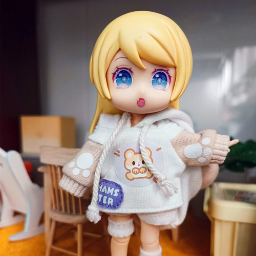 オビツ11 OB11 1/12ドール服 ハムスターセット ハムスター 耳 オビツ11 OB11 1/12ドール服 ハムスターセット ハムスター 耳