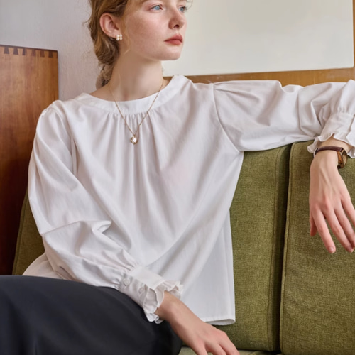 ELLIE ホワイト レース シャツ Shirts | ELLIE（エリー） 公式オンラインストア