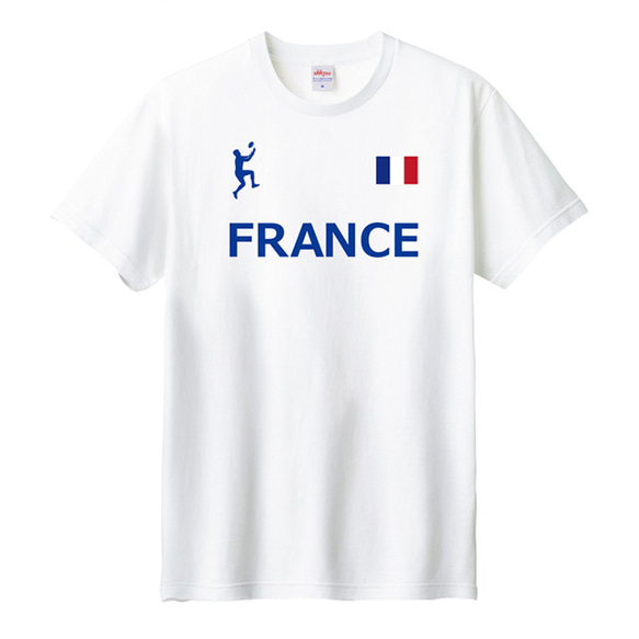 Tシャツ ラグビー フランス おしゃれ ティシャツ 2枚目の画像