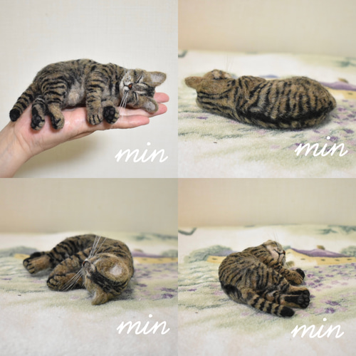 【ラッピング不可】 オーダーメイド】あなたの猫さんお作りします 手 羊毛フェルト 羊毛フェルト