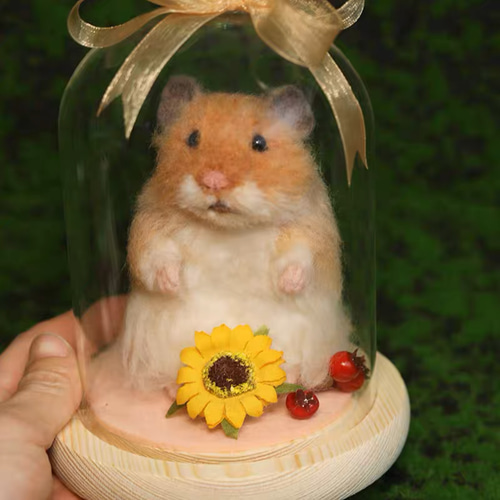 ハンドメイド 【世界に一つだけのうちの子ミニチュア】 羊毛