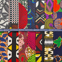 ハギレセット＊120枚組  アフリカ布 アフリカン 小物作り ハンドメイド 手作り 手芸用品 布 カットクロス 2枚目の画像