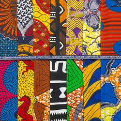 ハギレセット＊120枚組  アフリカ布 アフリカン 小物作り ハンドメイド 手作り 手芸用品 布 カットクロス 6枚目の画像