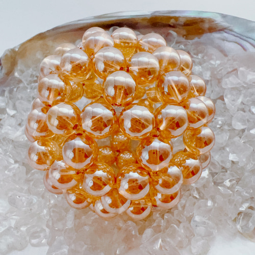 F43 シャンパンオーラ　神聖幾何学フラーレンクリスタル　プロテクション セット F43 シャンパンオーラ 神聖幾何学フラーレンクリスタル