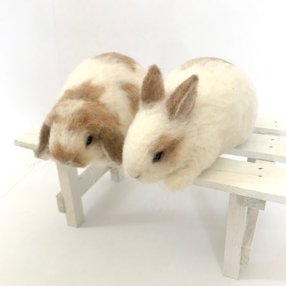 Yahoo!オークション - 羊毛フェルト ロップイヤー うさぎ ウサギ