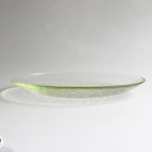 リサイクルガラスの食器 丸皿(φ24cm) 大皿 308硝子工房 通販 リサイクルガラスの食器 丸皿(φ24cm) 大皿 308硝子工房 通販