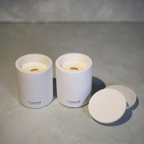 焚き火の音がするキャンドル White musk 〜ホワイトムスク