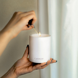 焚き火の音がするキャンドル White musk 〜ホワイトムスク