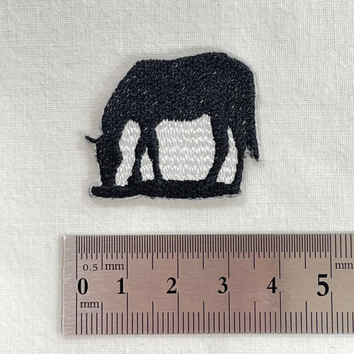 馬 シルエット ワンポイント 刺繍 ワッペン アップリケ シール可
