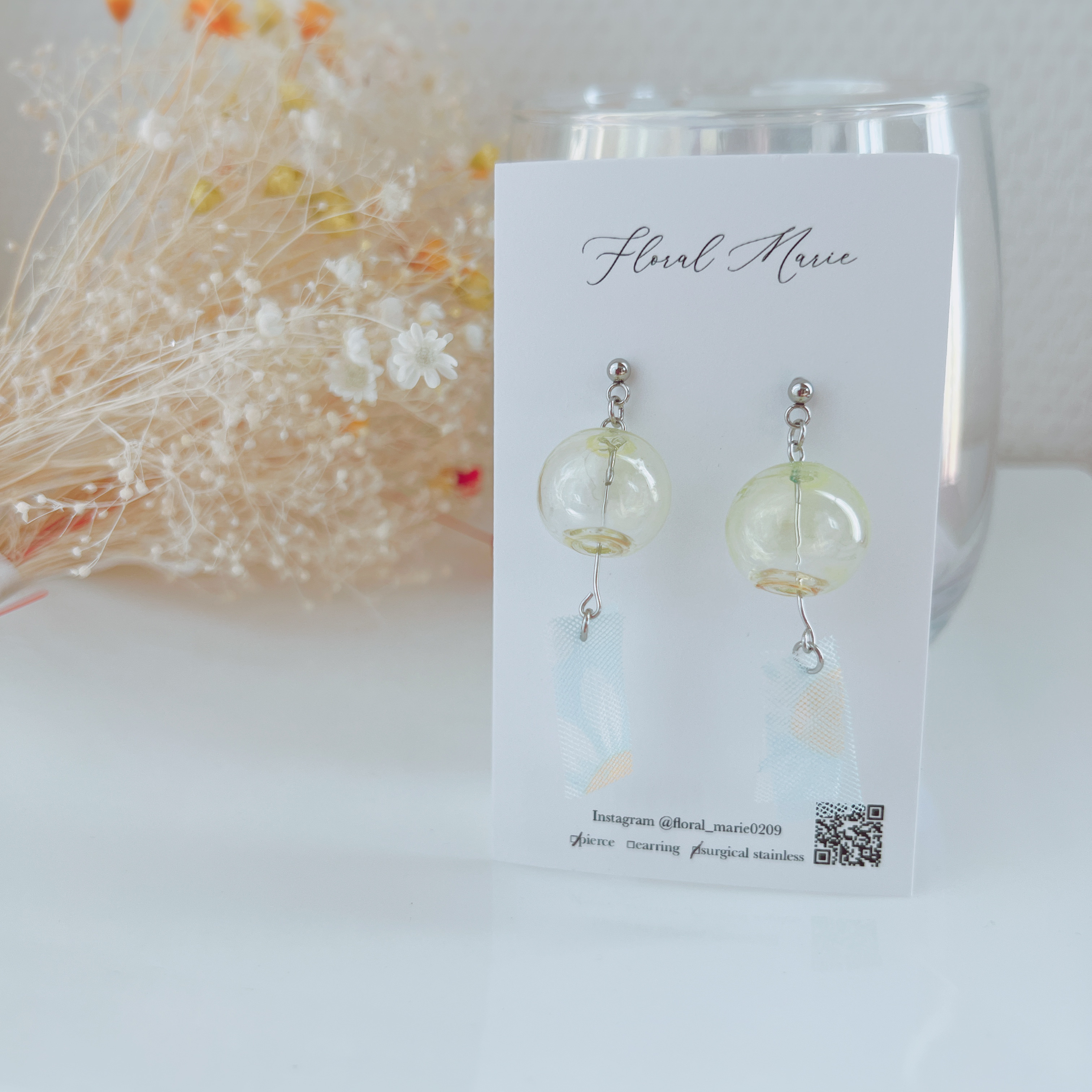 新作✨風鈴ピアス 風鈴イヤリング 夏ピアス 夏アクセサリー 夏