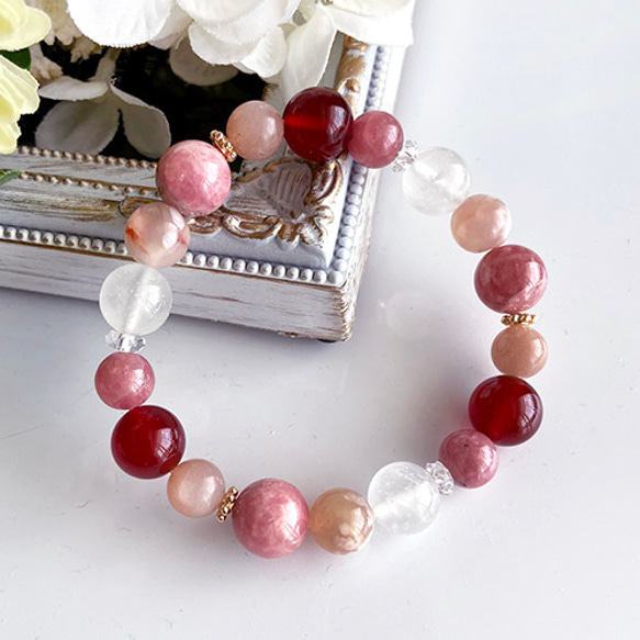 セール　高品質　ルビー　ブレスレット　天然石　ブレス　かわいい　パワーストーン imgrc0078958759.jpg