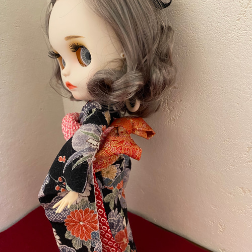 22cmドールさん着物 正絹振袖 0160 ブライス アイシードール その他