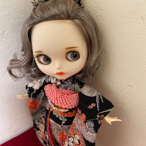 22cmドールさん着物 正絹振袖 0160 ブライス アイシードール その他