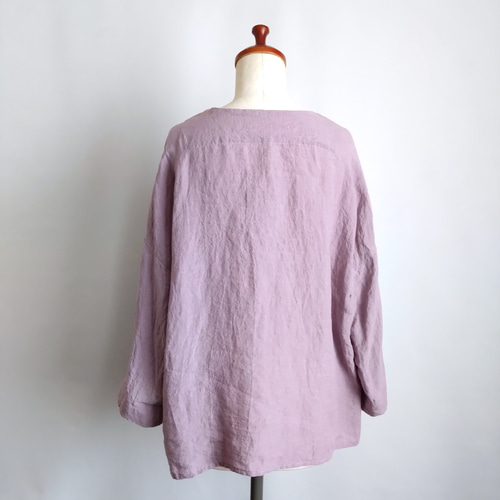 ベルギーリネン　長袖　作家さん