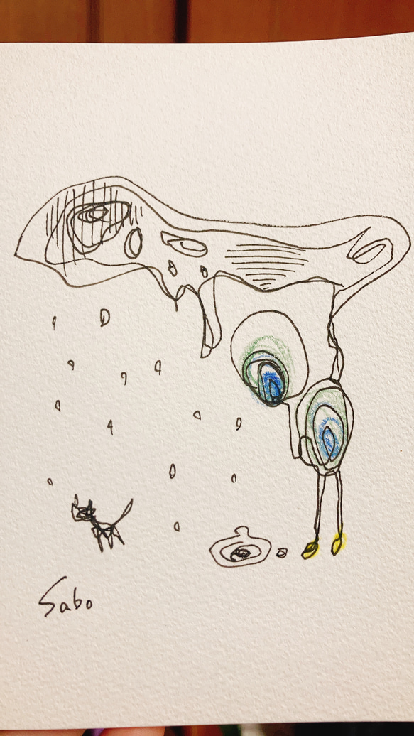 雨と猫 1枚目の画像
