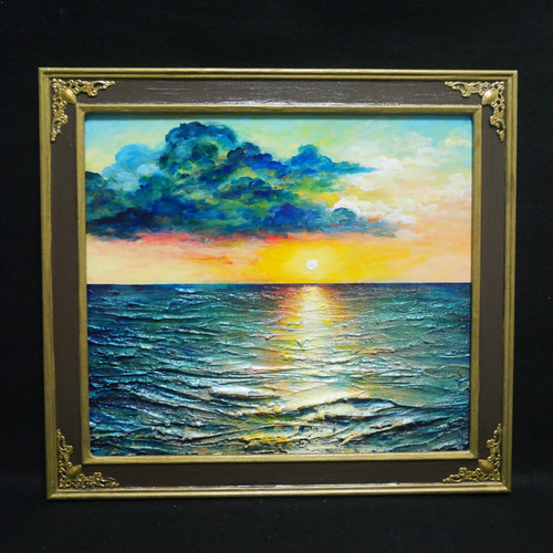 油絵 油彩 油彩画 絵 絵画 【ハムエッグトースト】 油絵 油彩 油彩画 絵 絵画 【ハムエッグトースト】 絵画