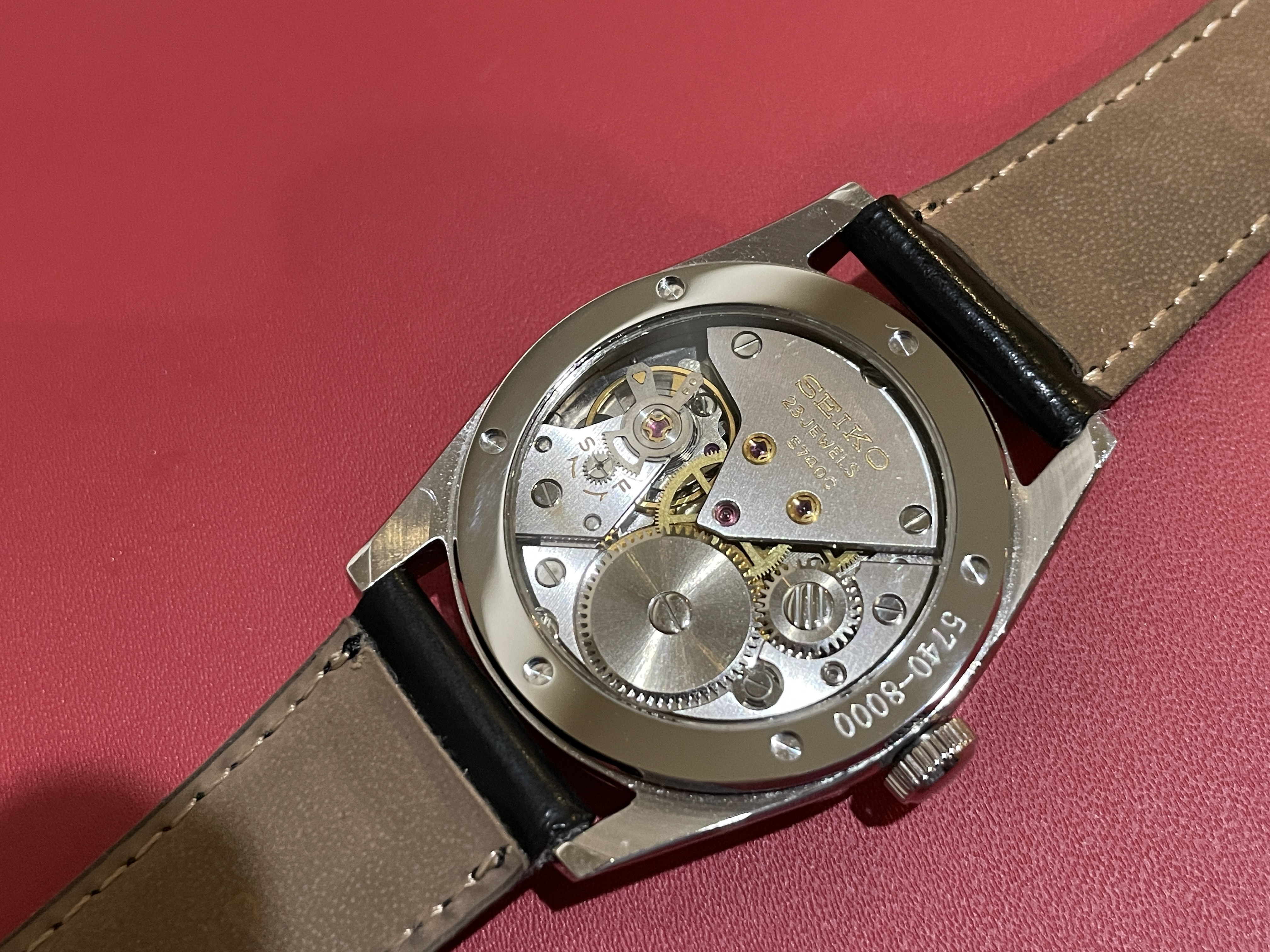 SEIKO セイコー ロードマーベル36000用シースルーバック 裏スケ 腕時計