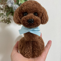 ★ちぃ　動物ぽんぽん　手のひらサイズのトイプードル 動物ぽんぽん トイプードル 手のひらサイズ その他人形 ricksan 通販