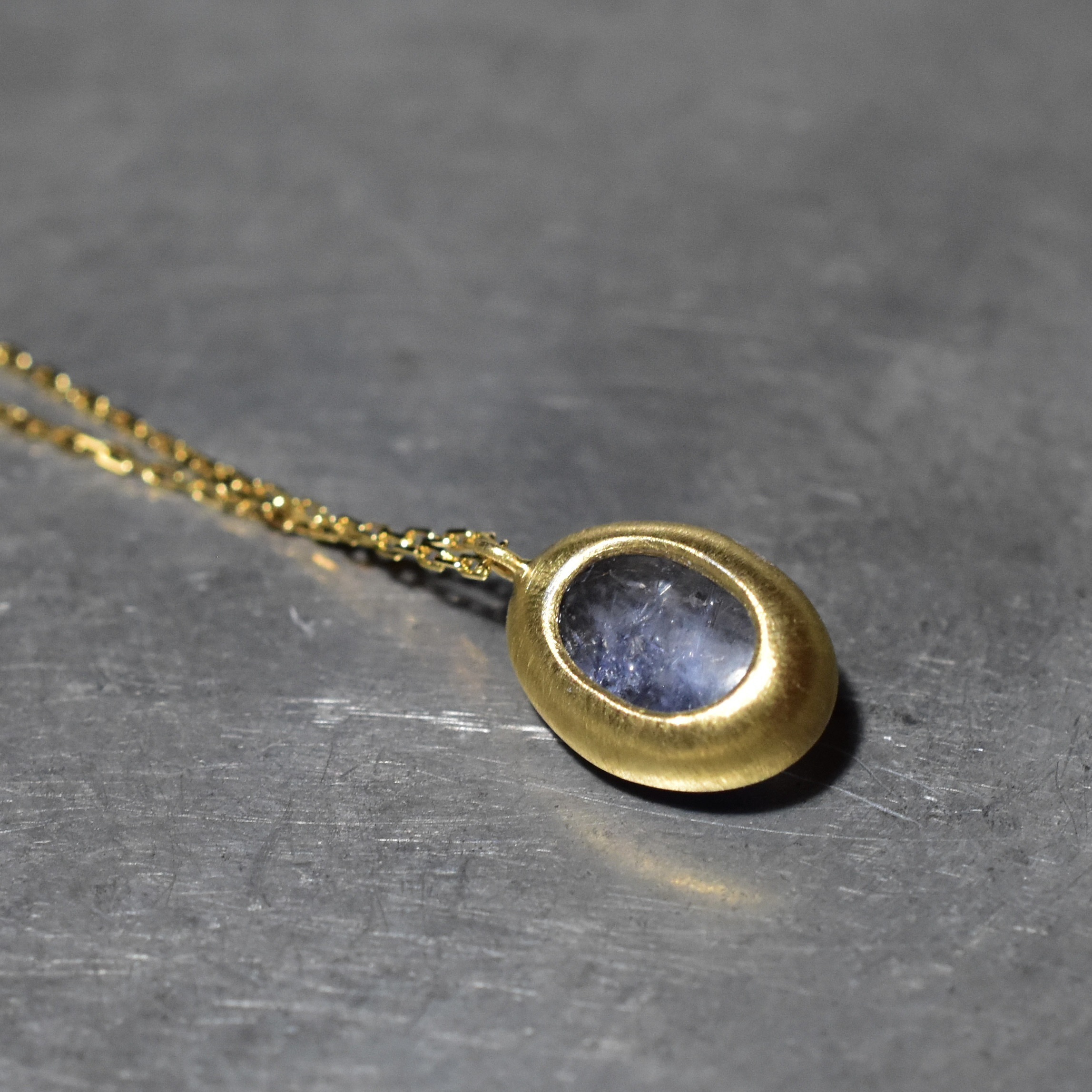 Dumortierite in quartz