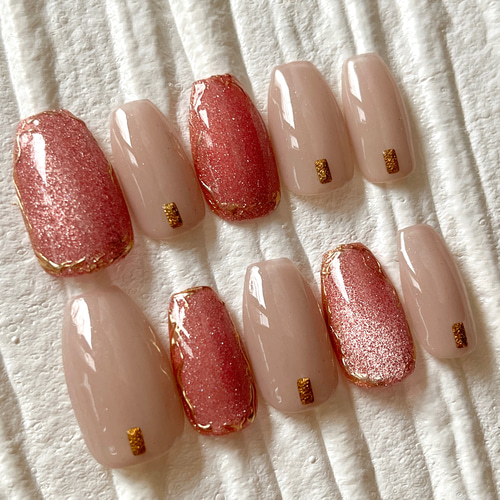 ネイルチップ マグネット ニュアンスネイル #11 ネイルチップ（つけ爪